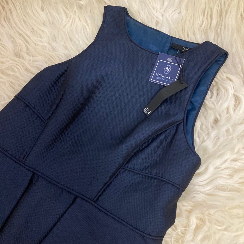 TIBI Simona Crew Neck Mini Dress - Picture 9 of 14